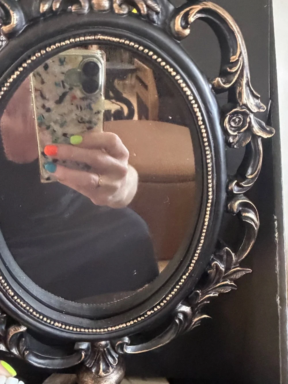 Martha Stewart LED Halloween Mirror THEY ARE RIGHT BEHIND YOU spooky ghost decor